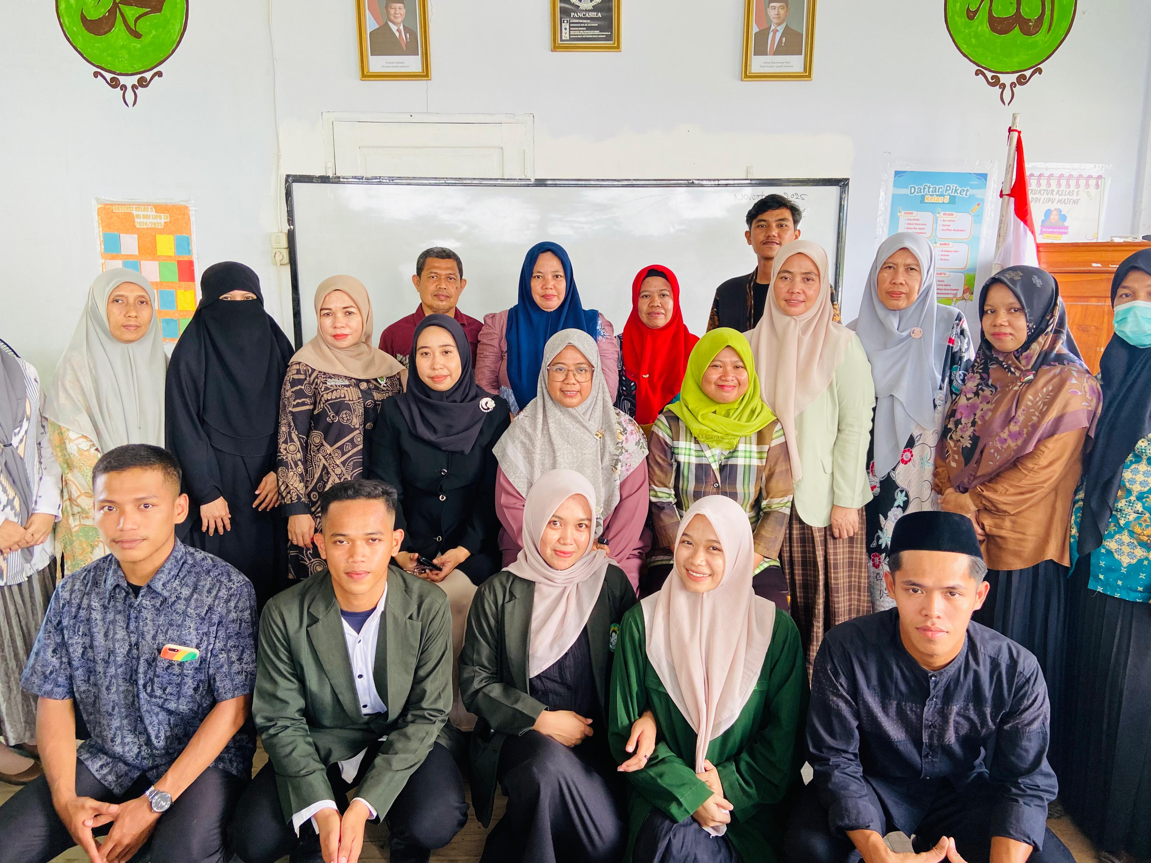 AKHIRI KEGIATAN PPL, MAHASISWA STAI DDI MAJENE RESMI DITARIK DARI MIS DDI LIPU MAJENE 