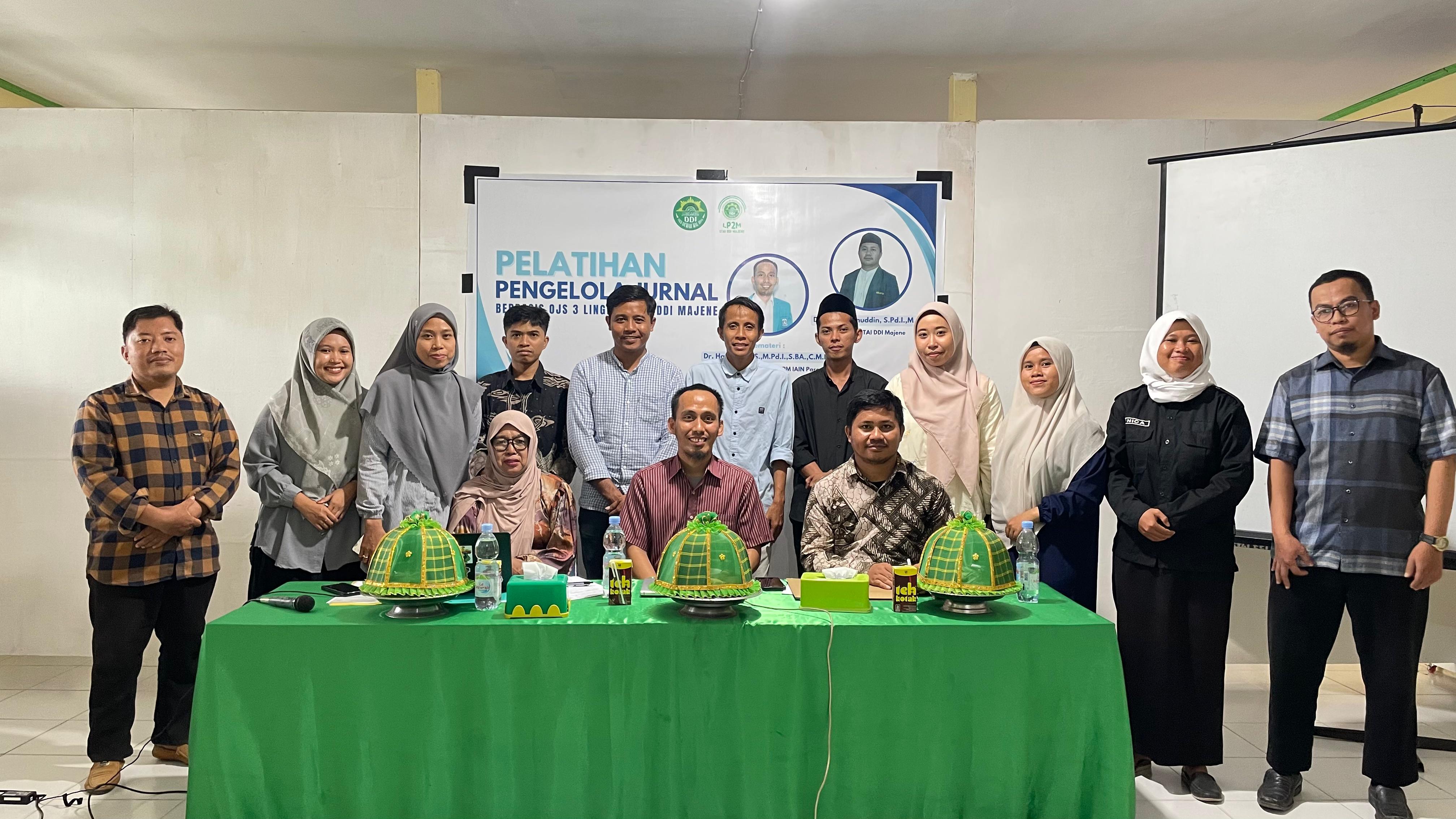 STAI DDI Majene Gelar Pelatihan Pengelola Jurnal Berbasis OJS 3 untuk Tingkatkan Kualitas Publikasi Ilmiah